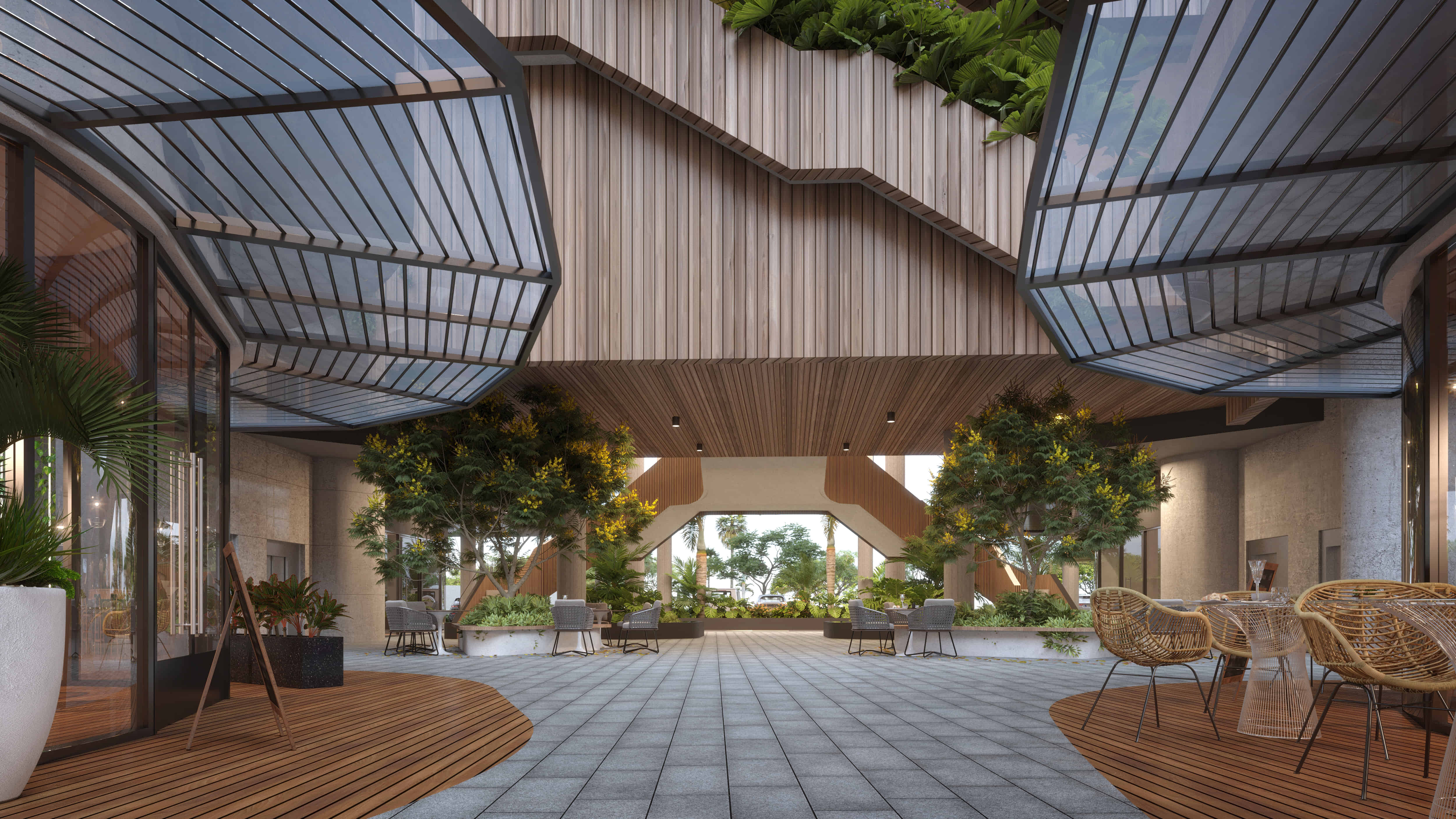 The Point Parallel Central View